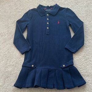 Ralph Lauren Navy Kids Polo Dress